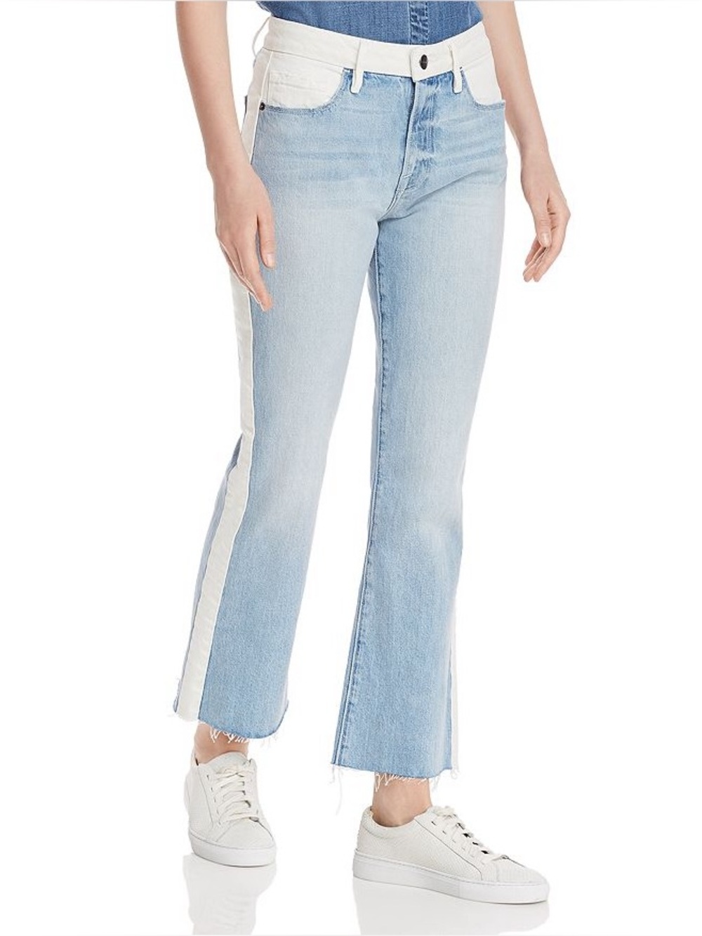Frame Le Color-block Cropped Mini Boot
Jeans